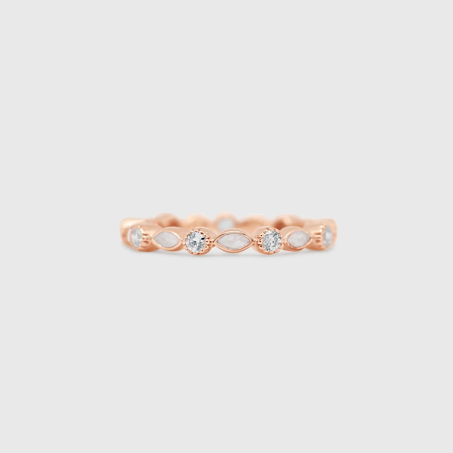 Marquise Gem Eternity Band