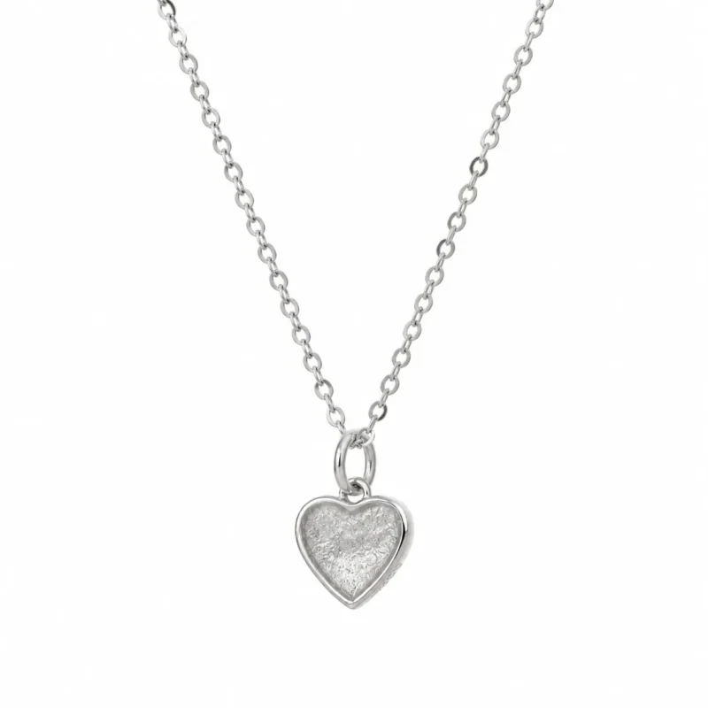 Bijoux de Crémation | EverHōld Collier de crémation cœur en argent 925 pour cendres et souvenir - EverHōld